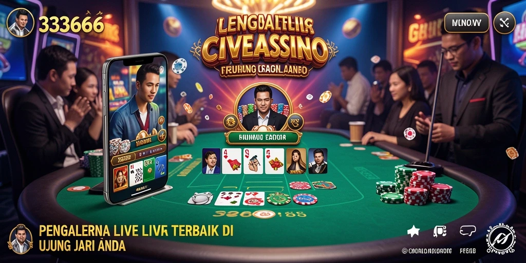 Tampilan menarik dari gameplay Live Casino 333666.