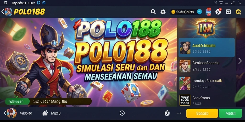 Tampilan gameplay POLO188 yang menawan dan interaktif.