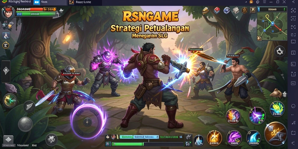 Tampilan menarik dari gameplay RSNGAME di dunia SLG.